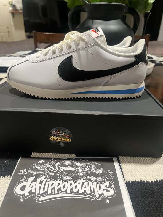 Nike Other - Nike Cortez 'White Black Blue' DN1791-100 Size 8
